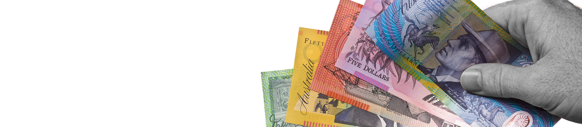 Australian currency Banner